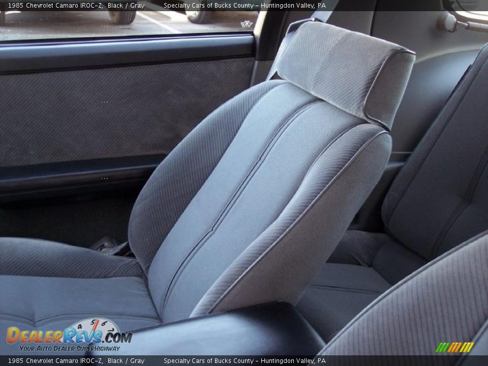 Gray Interior - 1985 Chevrolet Camaro IROC-Z Photo #32