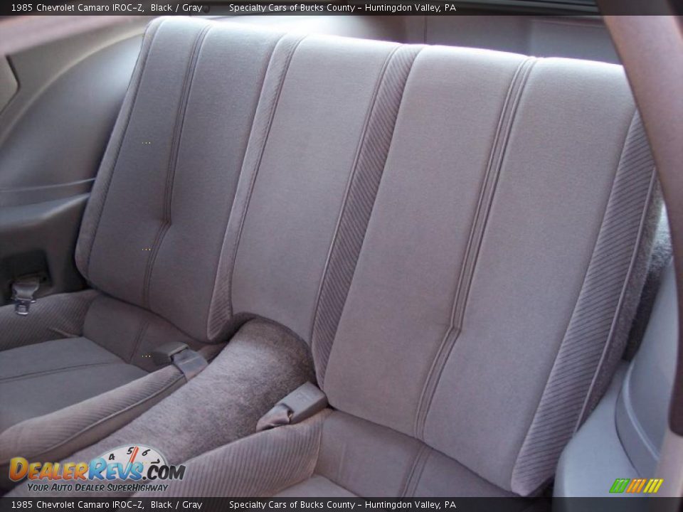 Gray Interior - 1985 Chevrolet Camaro IROC-Z Photo #33