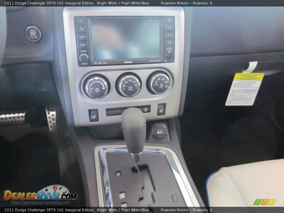 2011 Dodge Challenger SRT8 392 Inaugural Edition Bright White / Pearl White/Blue Photo #35