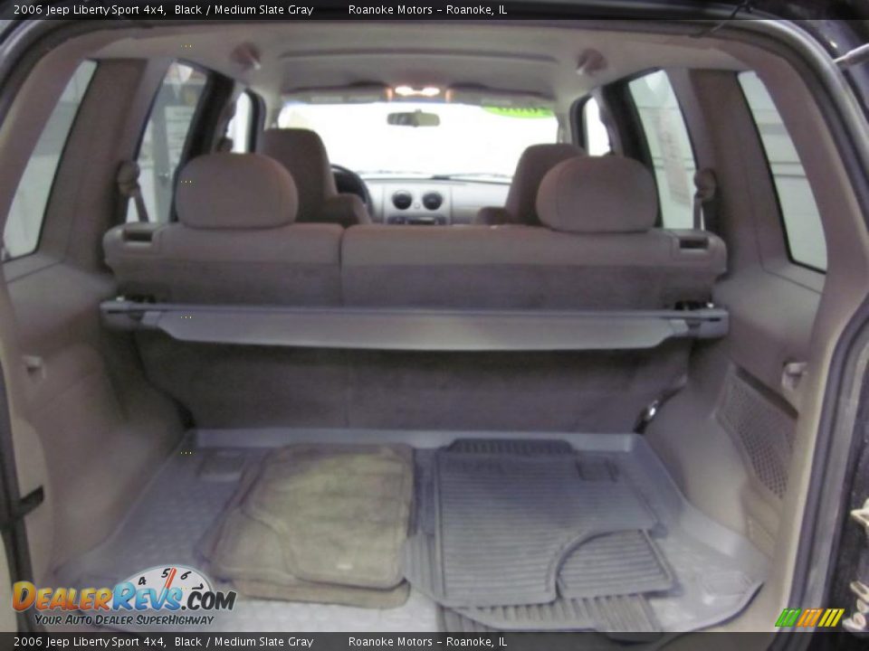 2006 Jeep Liberty Sport 4x4 Black / Medium Slate Gray Photo #7