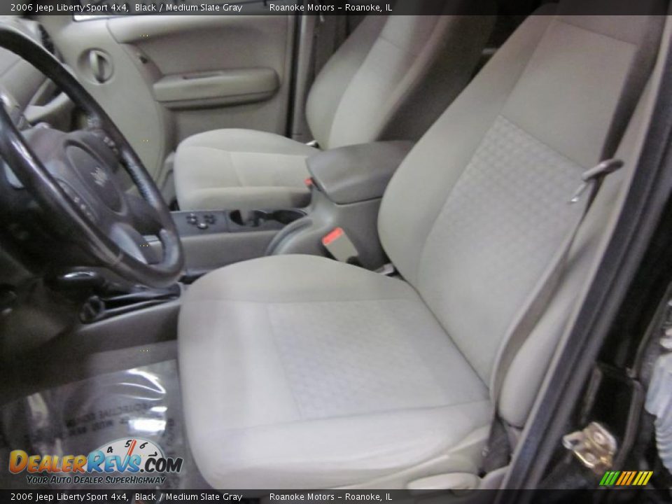 2006 Jeep Liberty Sport 4x4 Black / Medium Slate Gray Photo #13