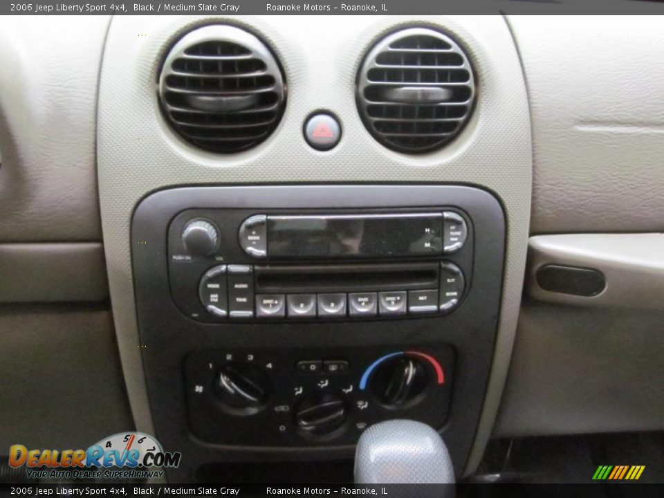 2006 Jeep Liberty Sport 4x4 Black / Medium Slate Gray Photo #17