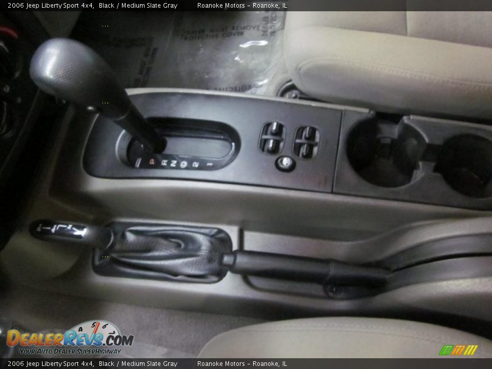 2006 Jeep Liberty Sport 4x4 Black / Medium Slate Gray Photo #18
