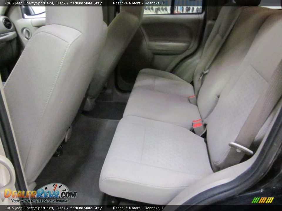 2006 Jeep Liberty Sport 4x4 Black / Medium Slate Gray Photo #19