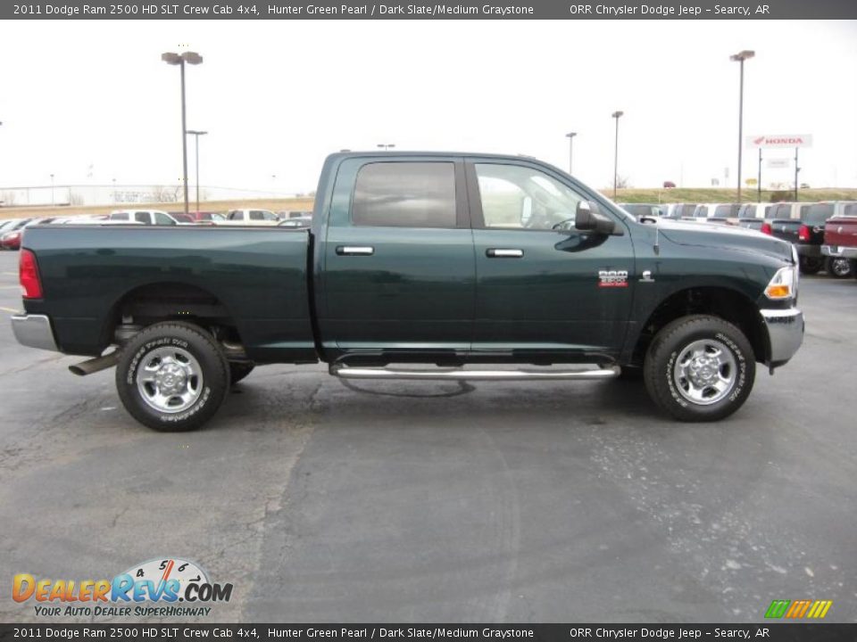 2011 Dodge Ram 2500 HD SLT Crew Cab 4x4 Hunter Green Pearl / Dark Slate/Medium Graystone Photo #4