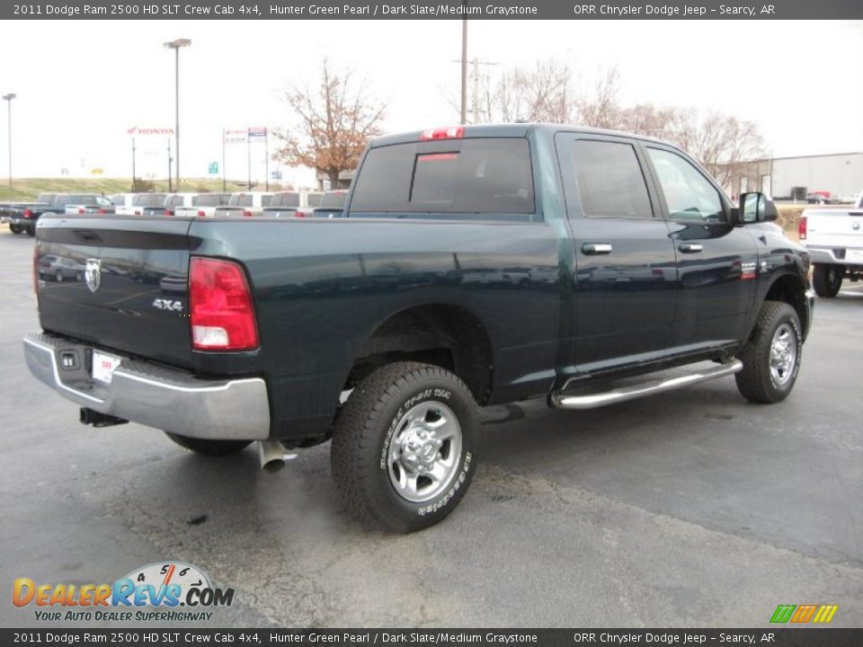 2011 Dodge Ram 2500 HD SLT Crew Cab 4x4 Hunter Green Pearl / Dark Slate/Medium Graystone Photo #5