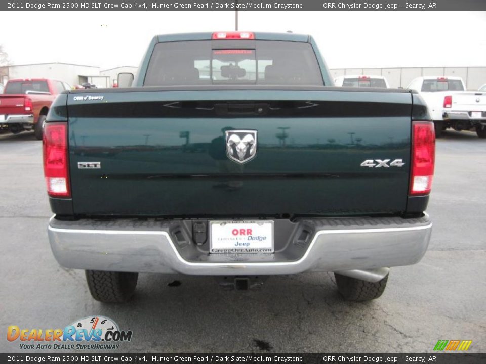 2011 Dodge Ram 2500 HD SLT Crew Cab 4x4 Hunter Green Pearl / Dark Slate/Medium Graystone Photo #6