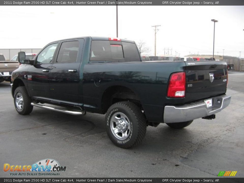 2011 Dodge Ram 2500 HD SLT Crew Cab 4x4 Hunter Green Pearl / Dark Slate/Medium Graystone Photo #7