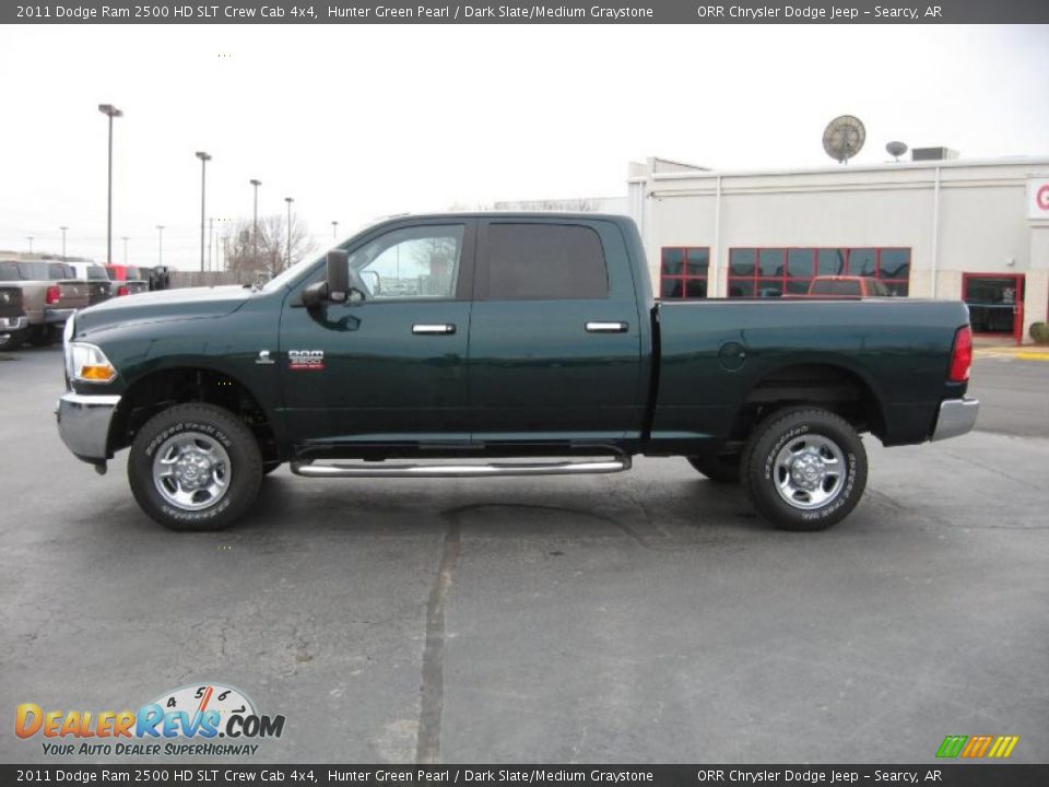 2011 Dodge Ram 2500 HD SLT Crew Cab 4x4 Hunter Green Pearl / Dark Slate/Medium Graystone Photo #8