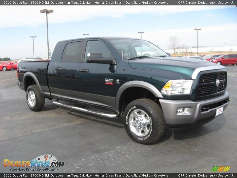 Front 3/4 View of 2011 Dodge Ram 2500 HD SLT Outdoorsman Mega Cab 4x4 Photo #3
