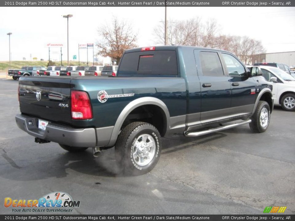 Hunter Green Pearl 2011 Dodge Ram 2500 HD SLT Outdoorsman Mega Cab 4x4 Photo #5