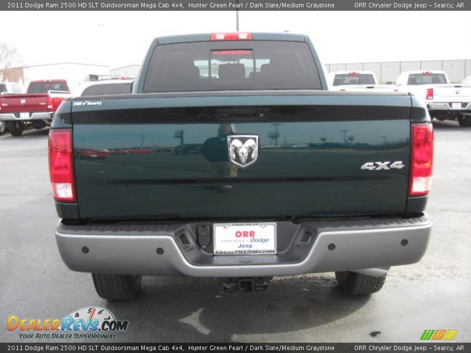2011 Dodge Ram 2500 HD SLT Outdoorsman Mega Cab 4x4 Hunter Green Pearl / Dark Slate/Medium Graystone Photo #6
