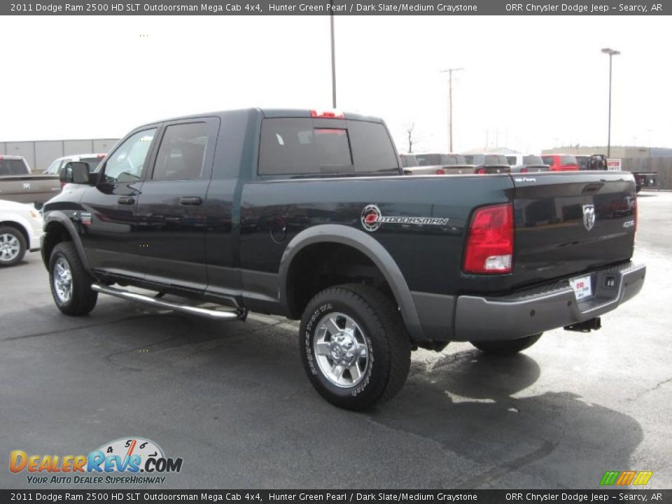 2011 Dodge Ram 2500 HD SLT Outdoorsman Mega Cab 4x4 Hunter Green Pearl / Dark Slate/Medium Graystone Photo #7