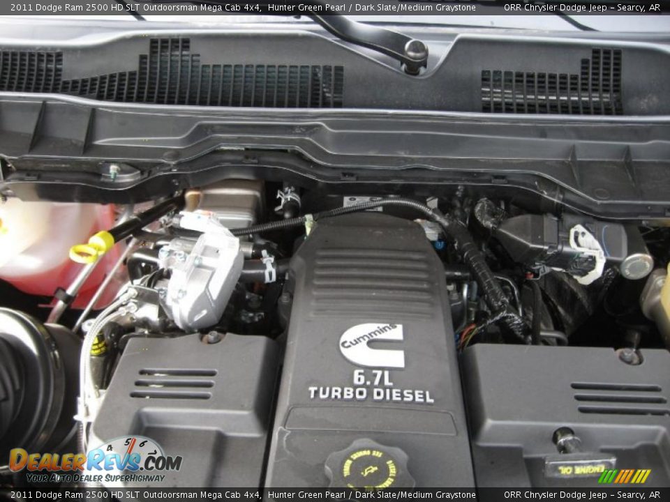 2011 Dodge Ram 2500 HD SLT Outdoorsman Mega Cab 4x4 6.7 Liter OHV 24-Valve Cummins VGT Turbo-Diesel Inline 6 Cylinder Engine Photo #18