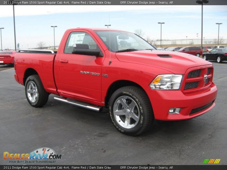 Front 3/4 View of 2011 Dodge Ram 1500 Sport Regular Cab 4x4 Photo #3