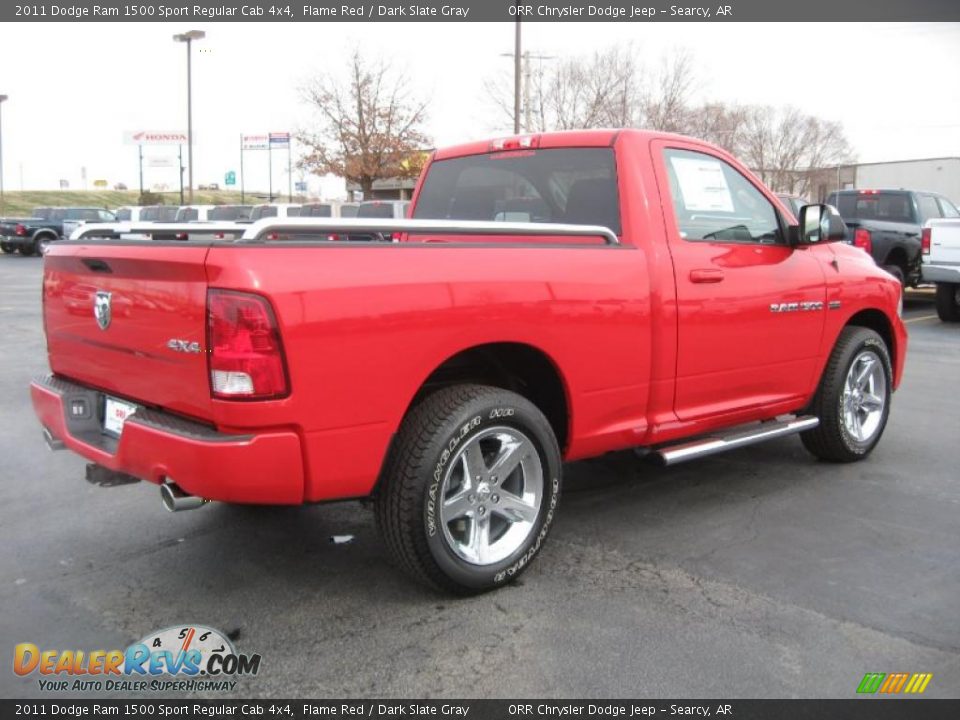 Flame Red 2011 Dodge Ram 1500 Sport Regular Cab 4x4 Photo #5