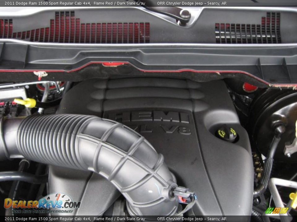 2011 Dodge Ram 1500 Sport Regular Cab 4x4 5.7 Liter HEMI OHV 16-Valve VVT MDS V8 Engine Photo #17