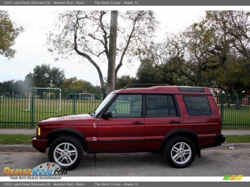 2003 Land Rover Discovery SE Alveston Red / Black Photo #3