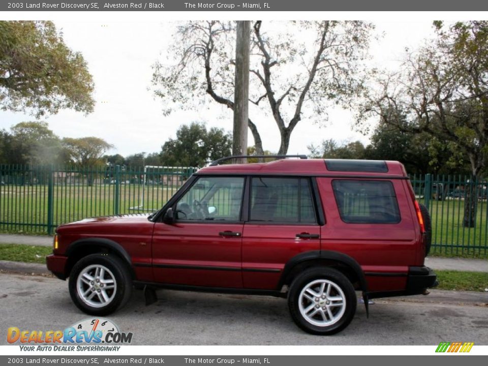 2003 Land Rover Discovery SE Alveston Red / Black Photo #4