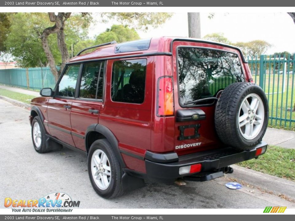 2003 Land Rover Discovery SE Alveston Red / Black Photo #8