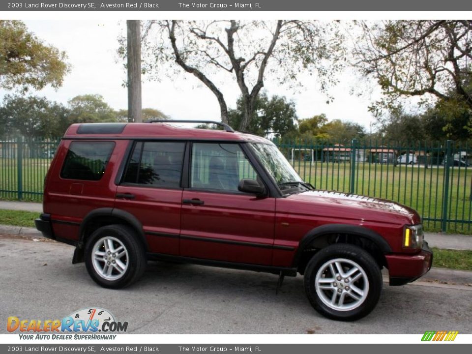 2003 Land Rover Discovery SE Alveston Red / Black Photo #13