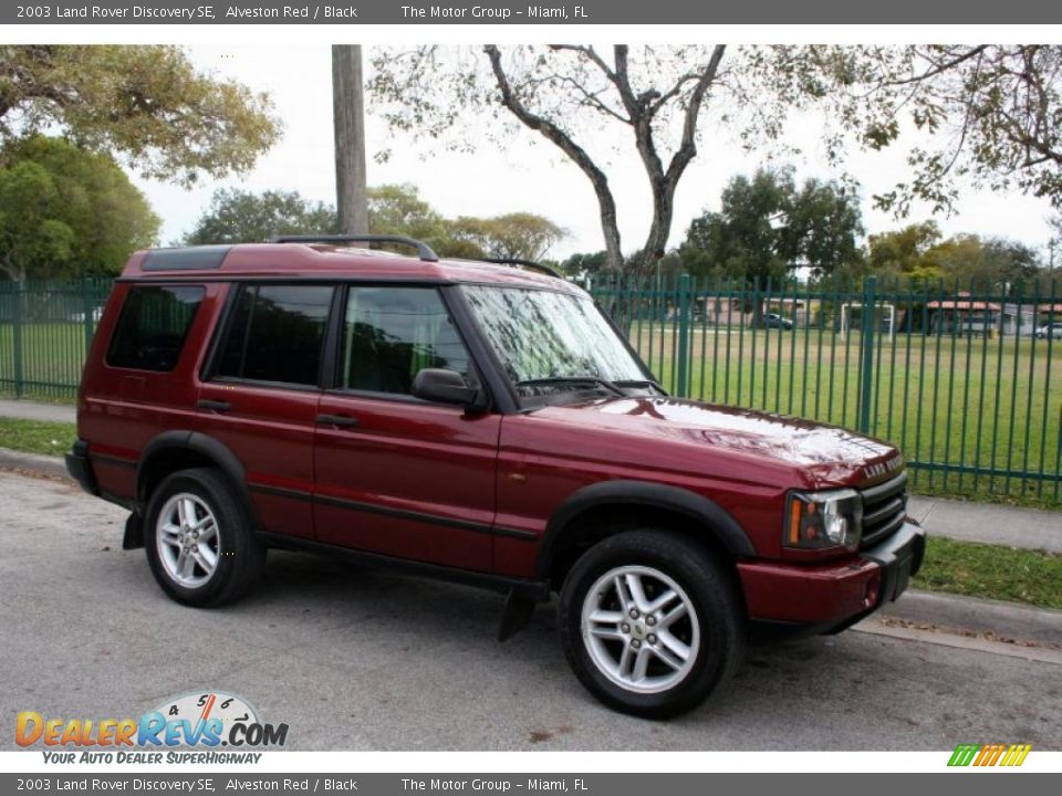 2003 Land Rover Discovery SE Alveston Red / Black Photo #14