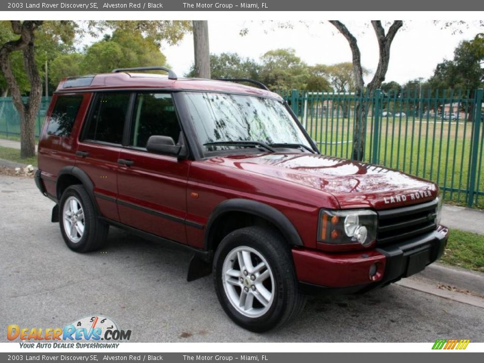 2003 Land Rover Discovery SE Alveston Red / Black Photo #15