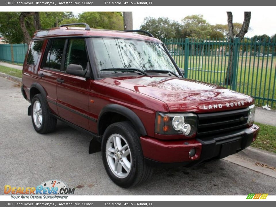 2003 Land Rover Discovery SE Alveston Red / Black Photo #16