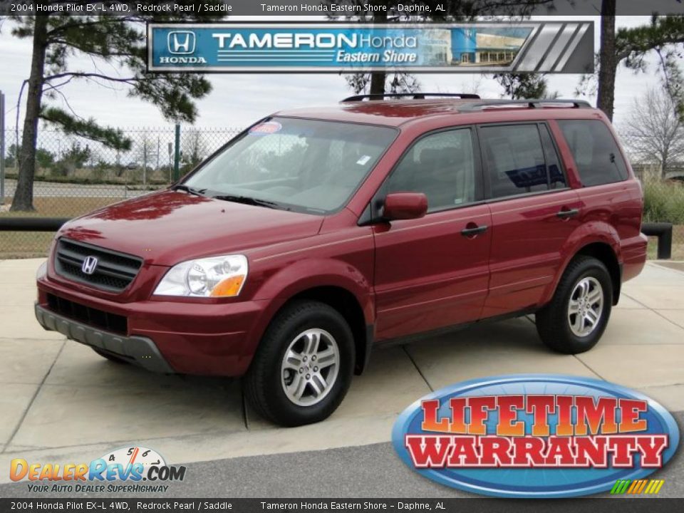 2004 Honda Pilot EX-L 4WD Redrock Pearl / Saddle Photo #1