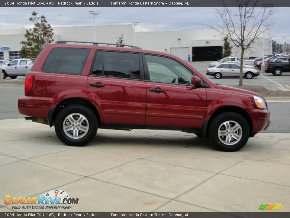 Redrock Pearl 2004 Honda Pilot EX-L 4WD Photo #4