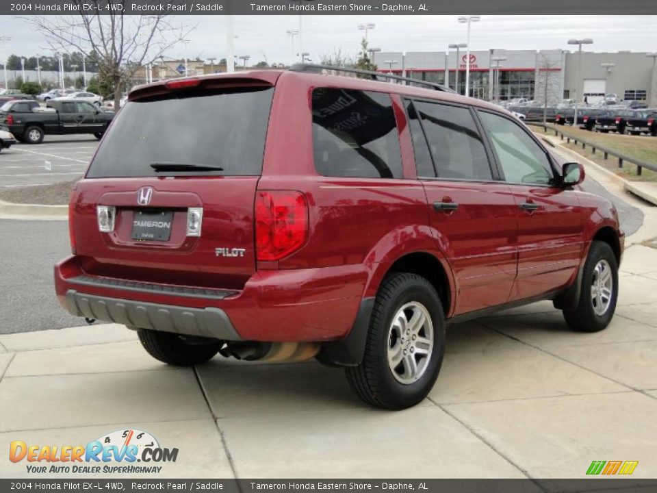 2004 Honda Pilot EX-L 4WD Redrock Pearl / Saddle Photo #5