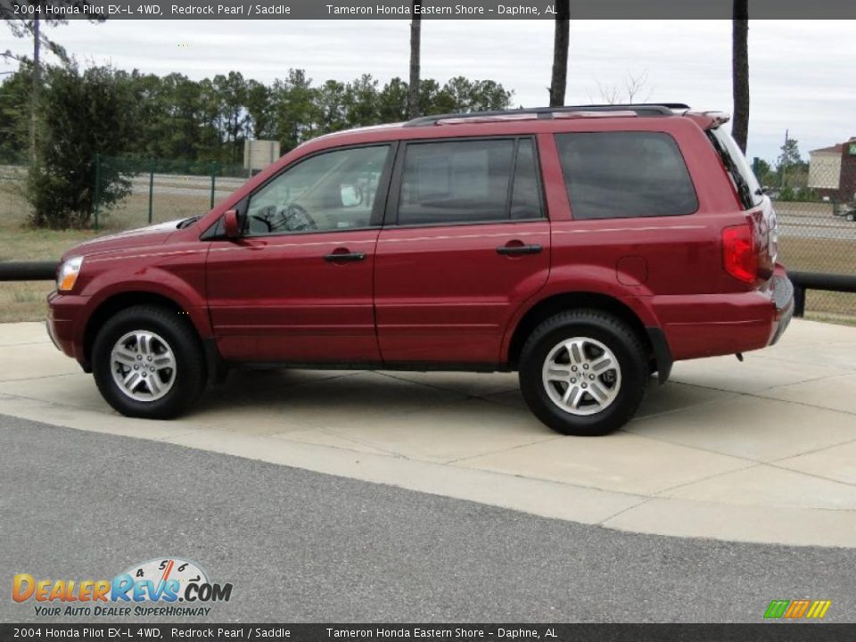 2004 Honda Pilot EX-L 4WD Redrock Pearl / Saddle Photo #7