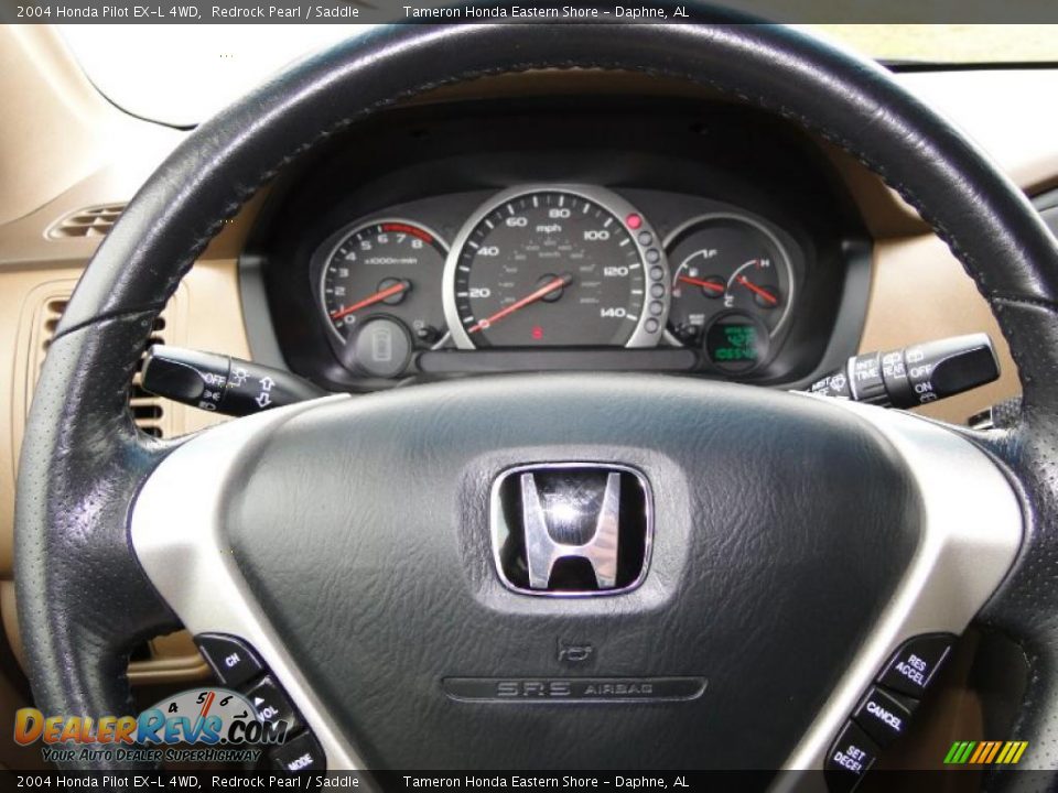 2004 Honda Pilot EX-L 4WD Redrock Pearl / Saddle Photo #18