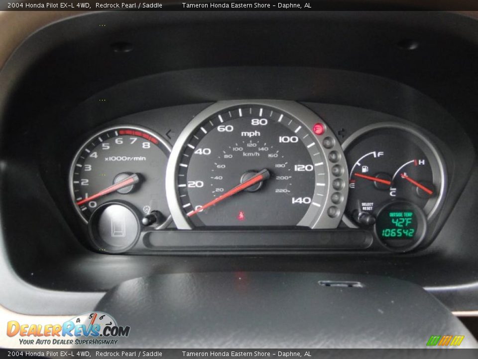 2004 Honda Pilot EX-L 4WD Gauges Photo #19