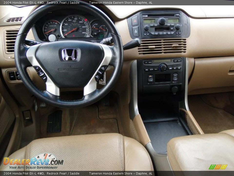 Dashboard of 2004 Honda Pilot EX-L 4WD Photo #21