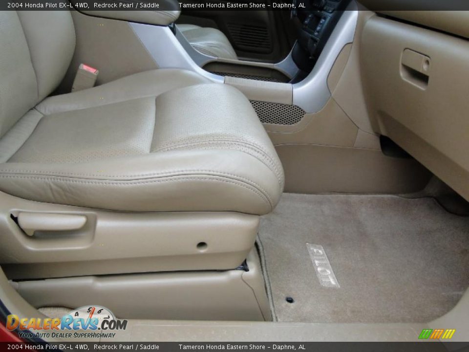 2004 Honda Pilot EX-L 4WD Redrock Pearl / Saddle Photo #29