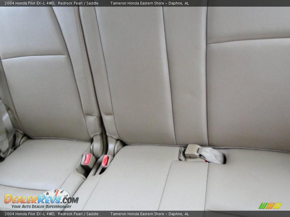 2004 Honda Pilot EX-L 4WD Redrock Pearl / Saddle Photo #35