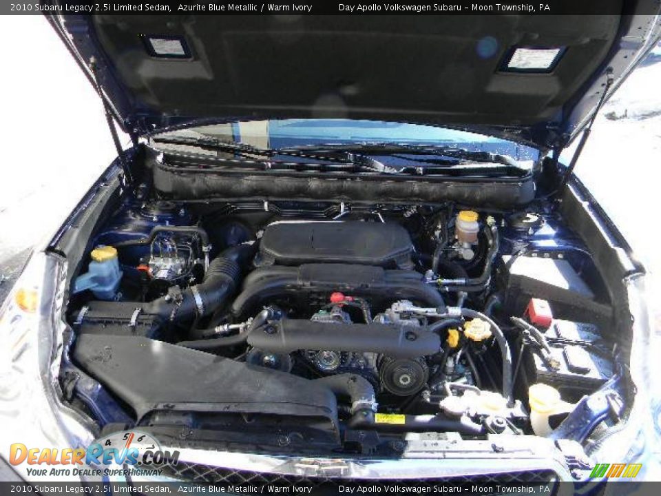 2010 Subaru Legacy 2.5i Limited Sedan 2.5 Liter DOHC 16-Valve VVT Flat 4 Cylinder Engine Photo #10