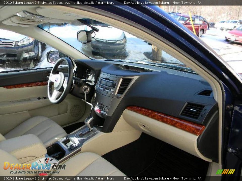 Warm Ivory Interior - 2010 Subaru Legacy 2.5i Limited Sedan Photo #16
