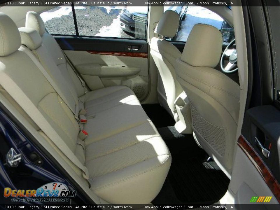 Warm Ivory Interior - 2010 Subaru Legacy 2.5i Limited Sedan Photo #18