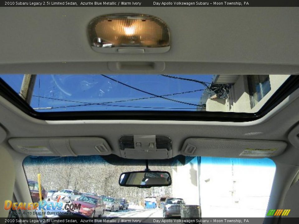 2010 Subaru Legacy 2.5i Limited Sedan Azurite Blue Metallic / Warm Ivory Photo #19
