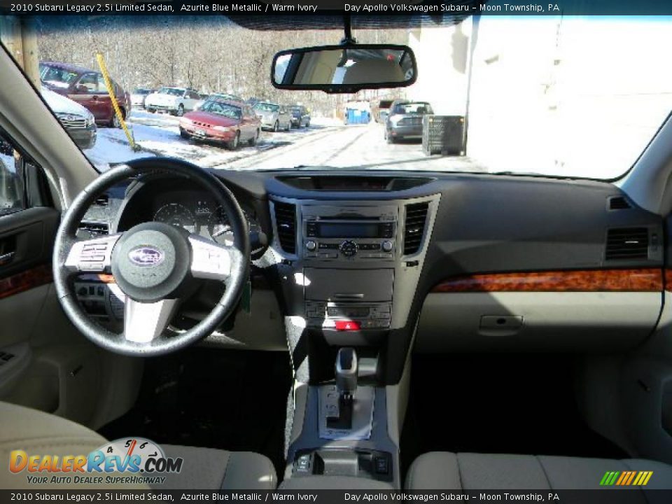 2010 Subaru Legacy 2.5i Limited Sedan Azurite Blue Metallic / Warm Ivory Photo #20