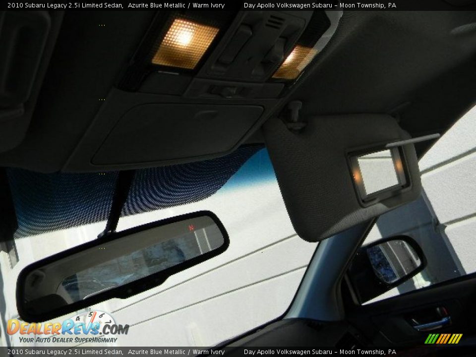 2010 Subaru Legacy 2.5i Limited Sedan Azurite Blue Metallic / Warm Ivory Photo #21