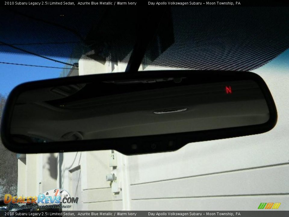 2010 Subaru Legacy 2.5i Limited Sedan Azurite Blue Metallic / Warm Ivory Photo #22