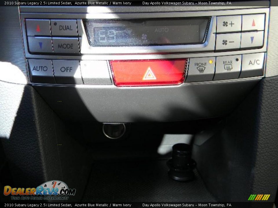 2010 Subaru Legacy 2.5i Limited Sedan Azurite Blue Metallic / Warm Ivory Photo #25