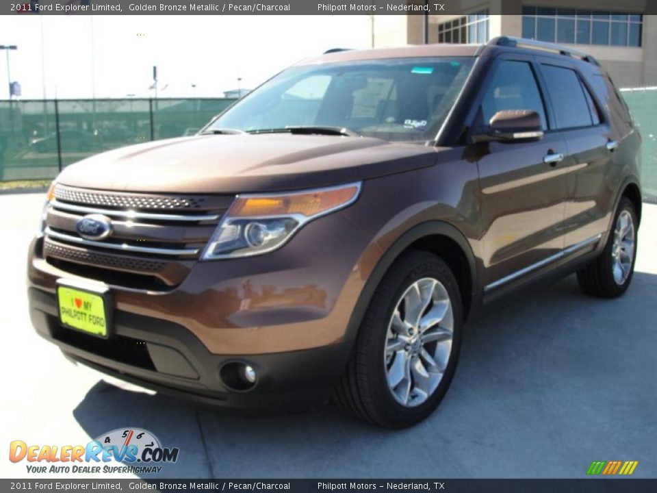 2011 Ford Explorer Limited Golden Bronze Metallic / Pecan/Charcoal Photo #7