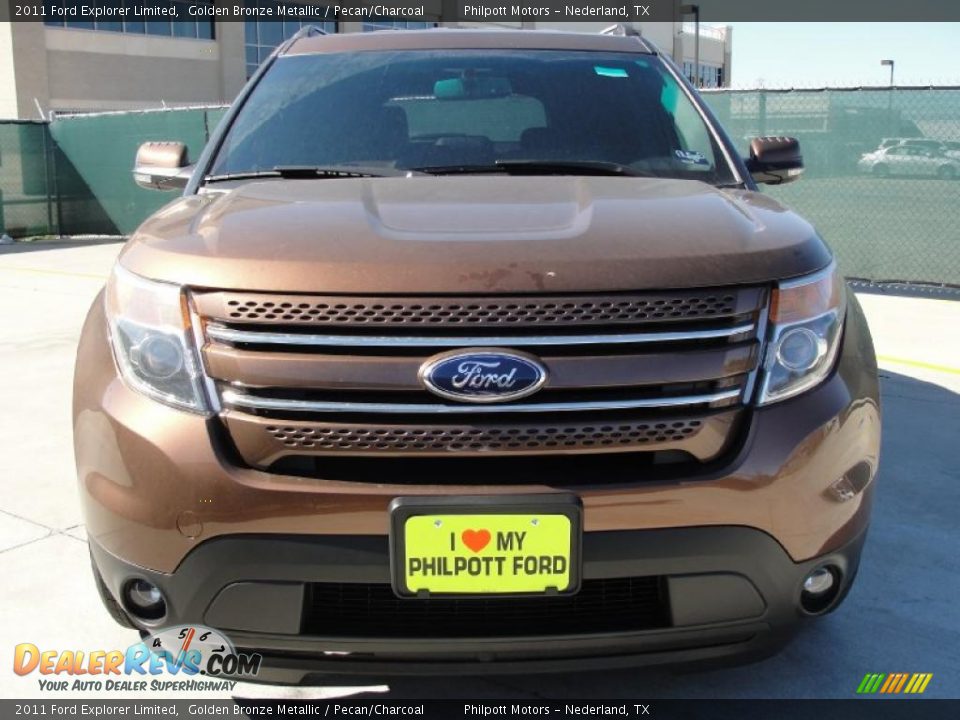 2011 Ford Explorer Limited Golden Bronze Metallic / Pecan/Charcoal Photo #8