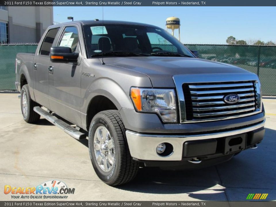 Sterling Grey Metallic 2011 Ford F150 Texas Edition SuperCrew 4x4 Photo #1