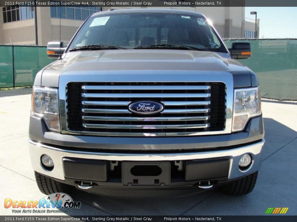 Sterling Grey Metallic 2011 Ford F150 Texas Edition SuperCrew 4x4 Photo #8