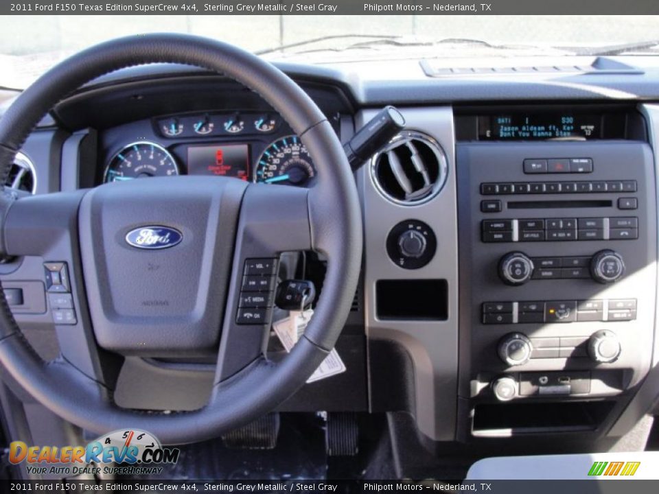 Dashboard of 2011 Ford F150 Texas Edition SuperCrew 4x4 Photo #26